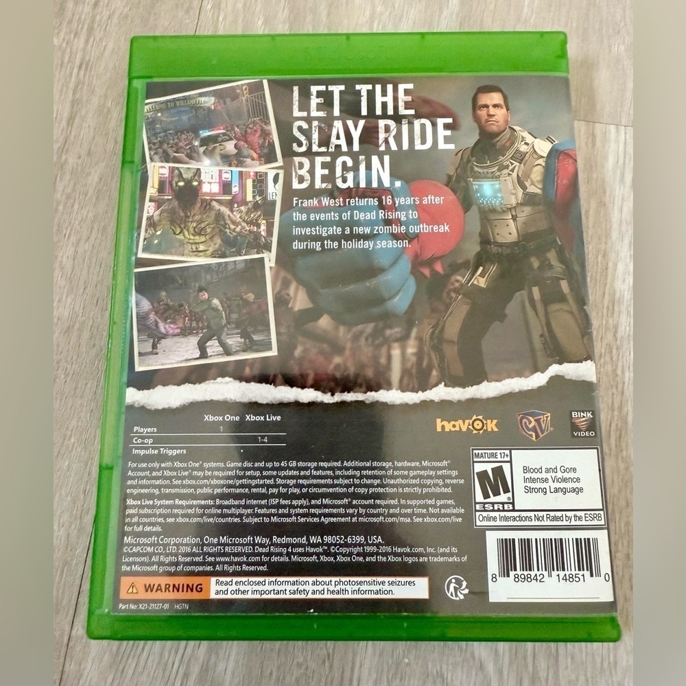 Dead Rising 4 Video Game for Xbox One - Picture 4 of 4